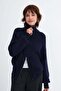 Zippered Knitwear Cardigan H3574 - 2