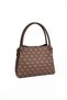 Coffee - Coffee Monogram Women's Handbag Sp1254 - 3