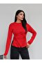 Buttoned Asymmetrical Cut Sweater - 3