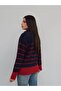 Half-Zip Striped Knit Sweater - 5