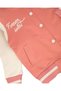 Girl's Seasonal College Jacket with Heart Embroidery, 2-3-4-5-6 Years Old, Cotton Compact 2-Piece Tracksuit Set - 5