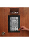 Family Rules - Life Values Reminder Design 240 Piece Wooden Puzzle in Wooden Box Pd00657