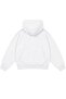 Girl's Oversize Hoodie Love Mount Printed White – Hooded, with Pockets, 3 Thread Fleece - 7