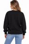 3 Ip Women's Crew Neck Sweatshirt (Soft Puff Fabric) Smoked Gray Brown Black Stone - 2
