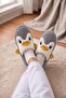 Winter Women's Slippers with Cute Penguin Figures – Soft & Warm Gift Plush House Slippers - 3