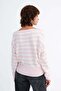 Boat Neck Striped Knit Sweater K3525 - 6
