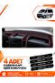 Volkswagen Crafter (2012-2019) Compatible Front Glove Box Protection Cover Carpet Cover - Black-Red - Vw032
