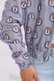 Women's Stand Collar Bomber Jacket with Pockets and Elastic Waist - 8