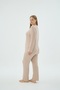 17355 Women's Big Size Long Sleeve Pajama Set - 3