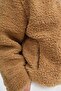 Zippered Plush Coat H11714 - 3