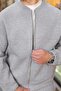 Grimelanj Şardonlu College Collar Relaxed Fit Men's Tracksuit Set E7376 - 5