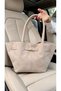 Women's New Season Suede Leather Long Strap Shoulder & Hand Bag with Magnet Closure