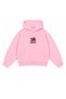 Girl's Oversize Hoodie Love Mount Printed Pink – Hooded, with Pockets, 3-Yarn Fleece - 5