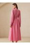 Rochie maxi, roz - 2