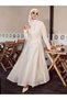 Rochie maxi, crem - 2