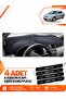 Toyota Corolla E140 (2006-2012) Compatible Dashboard Protection Protective Cover Carpet Cover - Black - To015