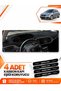 Peugeot 308 (2014-2021) Compatible Front Chest Glove Box Protection Cover Carpet Protector - Black-Grey - Pe010