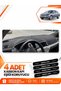 Opel Astra H (2003-2014) Compatible Front Chest Glove Box Protection Cover Carpet Protector - Black-Grey - Op003