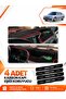 Renault 21 Concorde (1990-1996) Compatible Front Torpedo Protection Cover - Black-Red - Re005