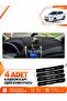 Hyundai Accent Blue (2011-2017) Compatible Dashboard Protection Protective Cover Carpet Cover - Black - Hu011
