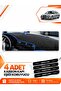 Bmw E46 (1997-2006) Compatible Front Torpedo Protection Case Carpet Protective Cover - Black-Blue - Bm002