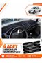Nissan Navara (2005-2015) Compatible Front Glove Box Protection Mat Cover - Black-Blue - Ni009