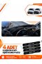 Renault Master (2011-2021) Compatible Dashboard Protection Protective Cover Carpet Cover - Black - Re037