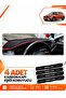 Fi̇at Egea Cross (2021-2026) Tablet-Free Compatible Front Torpedo Protection Case Cover - Black-Red - Fi011