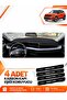 Opel Frontera (2025-Onwards) Compatible Front Torpedo Protection Cover - Black-Brown - Op025