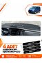 Ford Transit Custom (2016-2024) Compatible Front Torpedo Protection Cover Carpet Protector - Black-Grey - Fo034