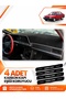 Volkswagen Passat B2 (1980-1988) Compatible Front Torpedo Protection Cover Carpet Protector - Black-Grey - Vw014