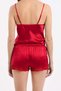 Silk Pyjama Shorts With Lace Details - 4