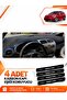 Seat Leon (2005-2012) Compatible Front Torpedo Protection Case Carpet Protective Cover - Black-Blue - Se005