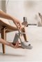 Women's High Platform Thick Heeled Sandals Ankle Strap Stylish Evening Dress Shoes Single Strap Special Occasion Shoes - 3