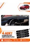 Skoda Kamiq (2020-2025) Compatible Front Torpedo Protection Case Carpet Protective Cover - Black-Blue - Sk005