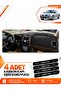 Mitsubishi Carisma Small Screen (1997-2003) Compatible Dashboard Protection Cover - Black-Brown - Mi003