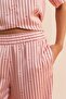 Striped Satin Pants - 5
