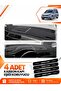 Volkswagen Caddy (2015-2021) Compatible Front Dashboard Protection Cover Carpet Protector - Black-Grey - Vw003
