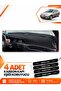 Renault Megane 1 (1995-2003) Compatible Torpedo Protection Protective Case Carpet Cover Chest - Black - Re038