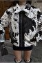 Robin women's leather trimmed, lined, short faux plush fur coat - 6