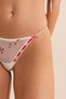 Patterned Tulle Panties - 5