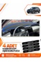 Hyundai Tucson (2021-2024) Compatible Front Torpedo Protection Case Carpet Cover - Black-Blue - Hu037