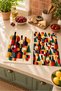 Vino Pop Geometric Wine Patterned 2-Piece Kitchen Towel Set 40X60 - 4