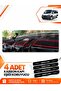 Peugeot Boxer (2017-2021) Compatible Front Torpedo Protection Case Carpet Cover - Black-Red - Pe026