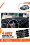 Nissan Sunny (1990-1995) Compatible Front Glove Box Protection Cover Carpet Protector - Black-Blue - Ni018