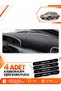 Kia Sephia (1995-1998) Compatible Front Chest Glove Box Protection Cover Carpet Protector - Black-Grey - Ki015