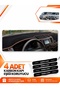 Volkswagen Transporter T5 Single Cab (2003-2016) Compatible Dashboard Cover - Black-Brown - Vw027