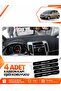 Kia Venga (2009-2011) Compatible Front Chest Glove Box Protection Cover Carpet Protector - Black-Grey - Ki025