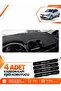Renault Clio 4 (2012-2019) Compatible Dashboard Protection Protective Cover Carpet Cover - Black - Re018