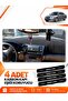 Subaru Legacy (2003-2009) Compatible Front Torpedo Protection Case Carpet Cover - Black-Blue - Su005